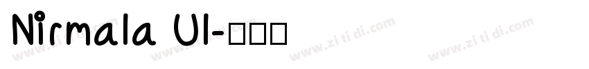 Nirmala Ul字体转换